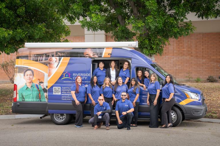 The Community Outreach Branch of the Riverside County Department of Public Social Services (DPSS) brings public assistance programs and safety-net services directly into local neighborhoods using mobile outreach vans and bilingual staff.