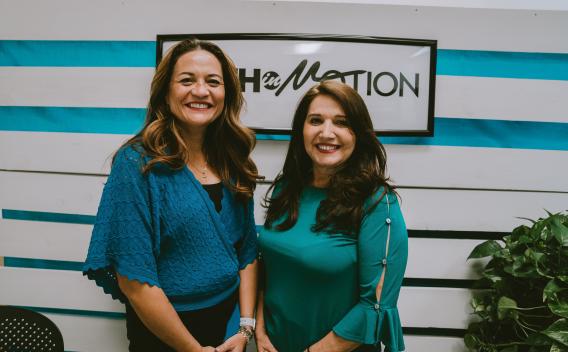  Faith in Motion manager Irene Capen (left) with Noemi Amezcua, foster family liaison, support foster families from communities of faith across Riverside County.
