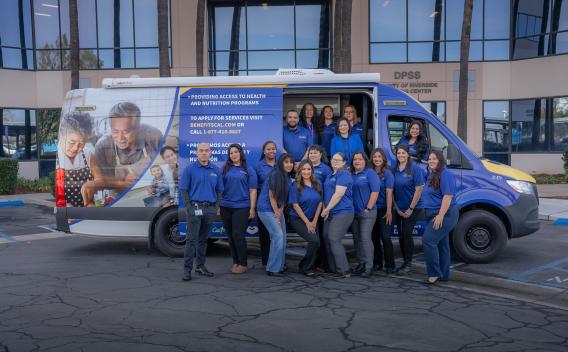 Our Community Outreach Branch team brings Medi-Cal, CalFresh, and CalWORKs assistance and other Self-Sufficiency programs directly to the community with our mobile outreach van!