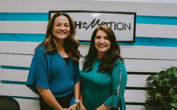 Faith in Motion Manager Irene Capen (left) with Noemi Amezcua, Foster Family Liaison, supporting faith-based foster families in Riverside County