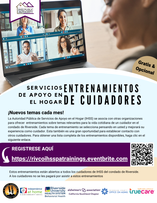 IHSS Caregiver Trainings 2025 - Spanish