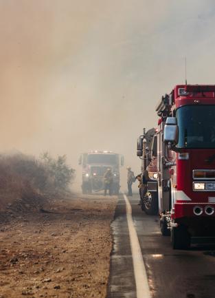 CalFresh recipients affected by the summer wildfires in Riverside County now have until Sept. 23 to report food loss. Photo credit: Riverside County Fire Department Volunteer Photographer, Katie Tabor.